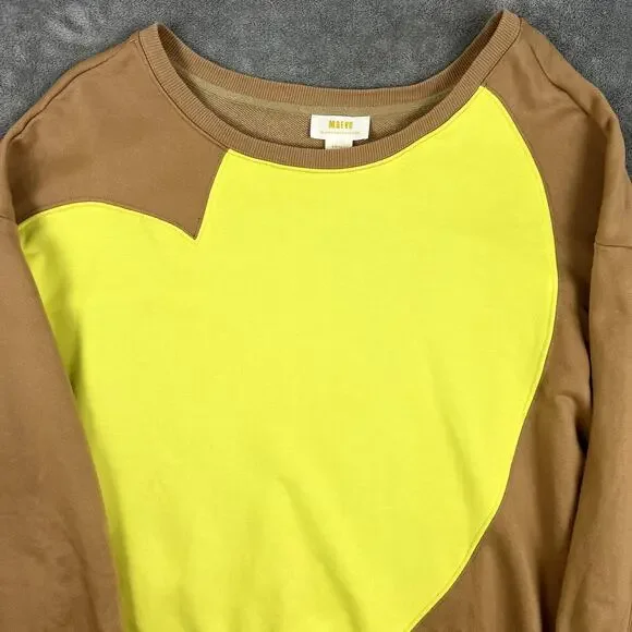 Anthropologie Maeve Exploded Heart Sweater Womens S Pullover Off Shoulder - Picture 2 of 10